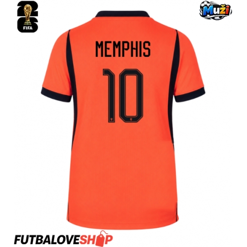 Dres Holandsko Memphis Depay #10 Domáci MS 2026 Krátky Rukáv